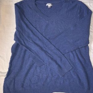 Blue V-Neck Sweater
